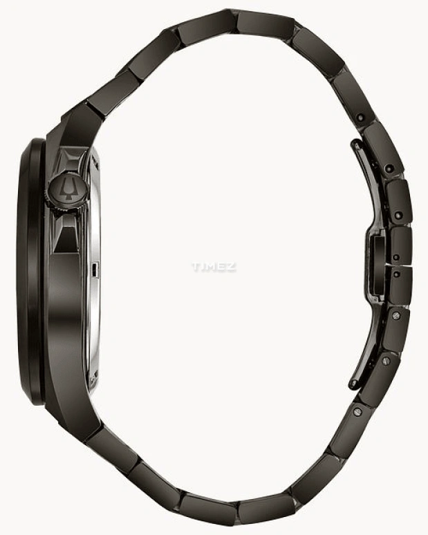 Bulova,Maquina 46mm,46mm,Stainless Steel,Black,Automatic,Sapphire,Crystal Glass,Round,98A179