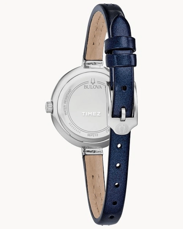Bulova,Rhapsody 30mm,30mm,Stainless Steel,Blue,Quartz,Hardlex,Round,96P212