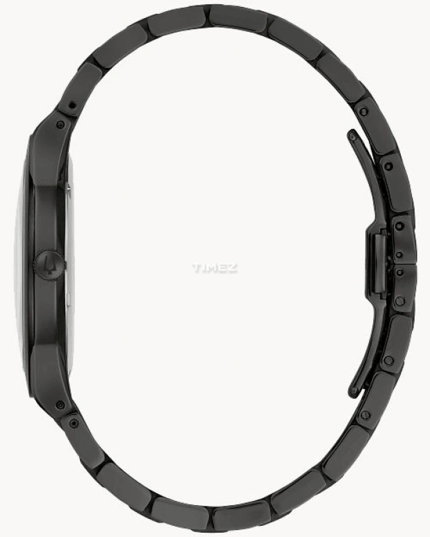Bulova,Millennia 41mm,41mm,Stainless Steel,Black,Quartz,Sapphire,Crystal Glass,Round,98A313