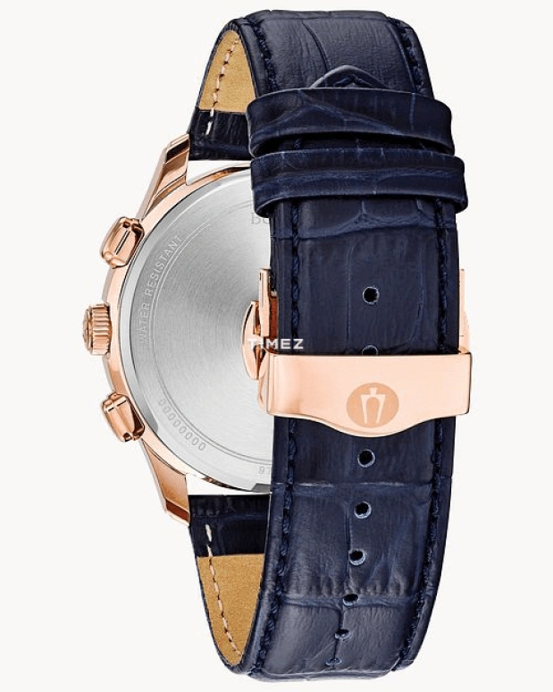 Bulova,Wilton 46.50mm,46.50mm,Stainless Steel,Blue,Quartz,Chronograph,Day,97B170