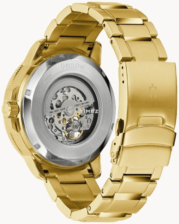 Bulova,Marine Star 45mm,45mm,Stainless Steel,Black,Automatic,Sapphire,Crystal Glass,Round,97A174