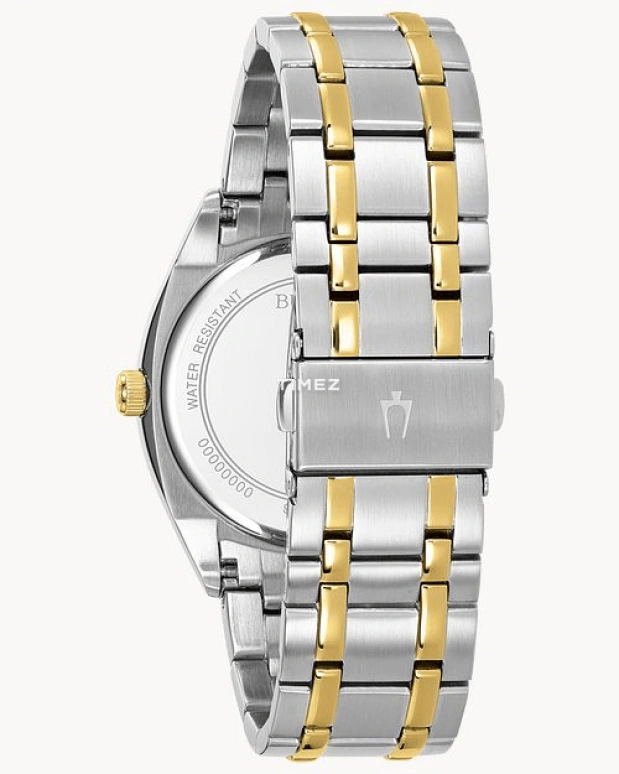 Bulova,Surveyor 39mm,39mm,Stainless Steel,Silver White,Quartz,Date,Day,98C127