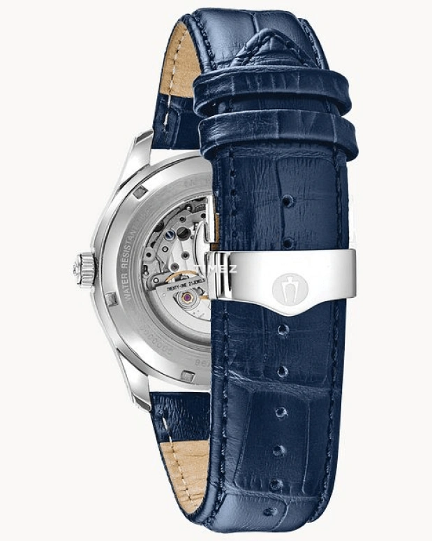 Bulova,Wilton 42mm,42mm,Stainless Steel,Silver,Automatic,Sapphire,Crystal Glass,Round,96A206