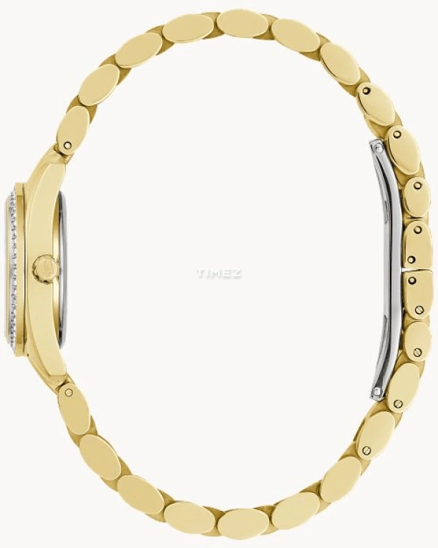 Bulova,Crystal 23.50mm,23.50mm,Stainless Steel,White,Quartz,Hardlex,Round,98X137