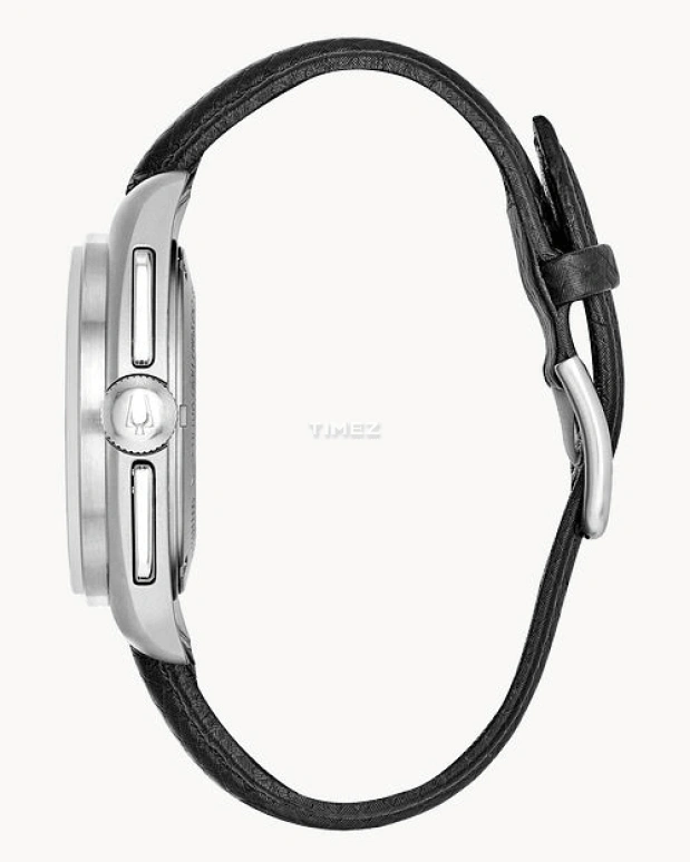 Bulova,Lunar Pilot 45mm,45mm,Stainless Steel,Black,Quartz,Chronograph,Day,96B251