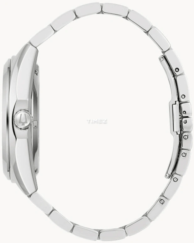 Bulova,Surveyor 42mm,42mm,Stainless Steel,Black,Automatic,Hardlex,Round,96A270