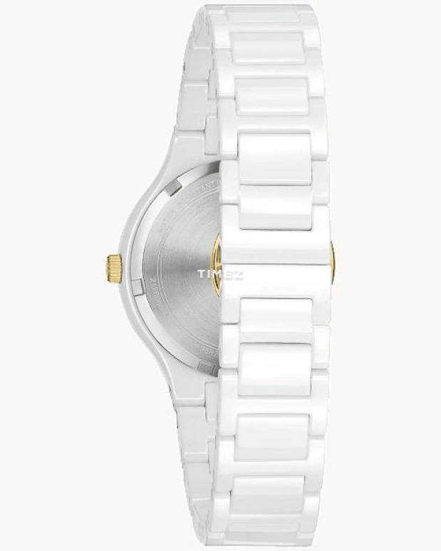 Bulova,Millennia 34.50mm,34.50mm,Ceramic,Stainless Steel,Cream,Quartz,Hardlex,Round,98R292