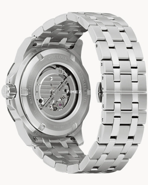 Bulova,Marine Star 45mm,45mm,Stainless Steel,Blue,Automatic,Sapphire,Crystal Glass,Round,98D184