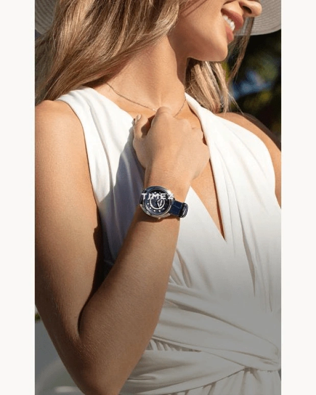 Bulova,Duality 34mm,34mm,Stainless Steel,Blue,Quartz,Sapphire,Crystal Glass,Round,96X160