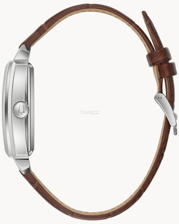 Bulova,Sutton 33mm,33mm,Stainless Steel,Silver White,Automatic,Hardlex,Square,96A268