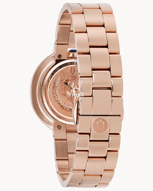 Bulova,Rubaiyat 35mm,35mm,Stainless Steel,Silver White,Quartz,Sapphire,Crystal Glass,Round,98R248
