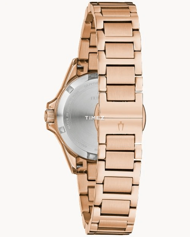 Bulova,Marine Star 32mm,32mm,Stainless Steel,White,Quartz,Day,Sapphire,Crystal Glass,98R295