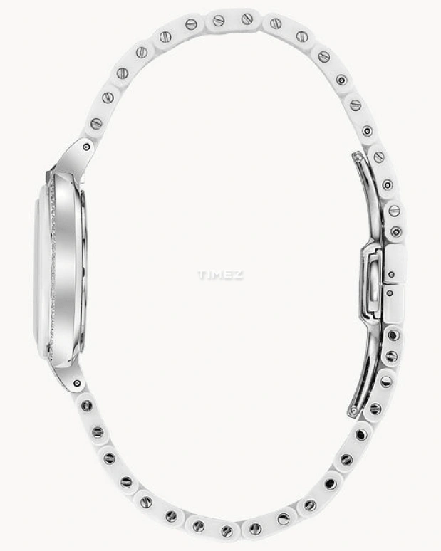 Bulova,Rubaiyat 35mm,35mm,Stainless Steel,Ceramic,White,Quartz,Sapphire,Crystal Glass,Round,98R265