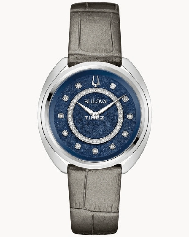 Bulova,Duality 34mm,34mm,Stainless Steel,Blue,Quartz,Sapphire,Crystal Glass,Round,96X160