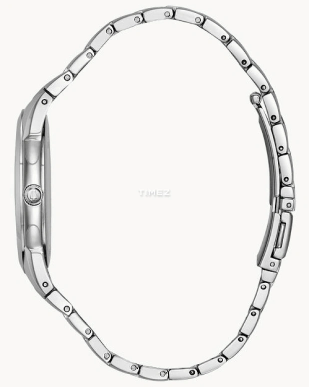 Bulova,Classic 38mm,38mm,Stainless Steel,Silver,Quartz,Day,Hardlex,96B015