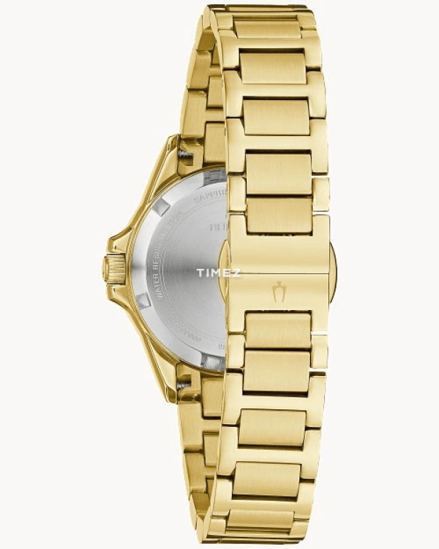 Bulova,Marine Star 32mm,32mm,Stainless Steel,White,Quartz,Day,Sapphire,Crystal Glass,98R294