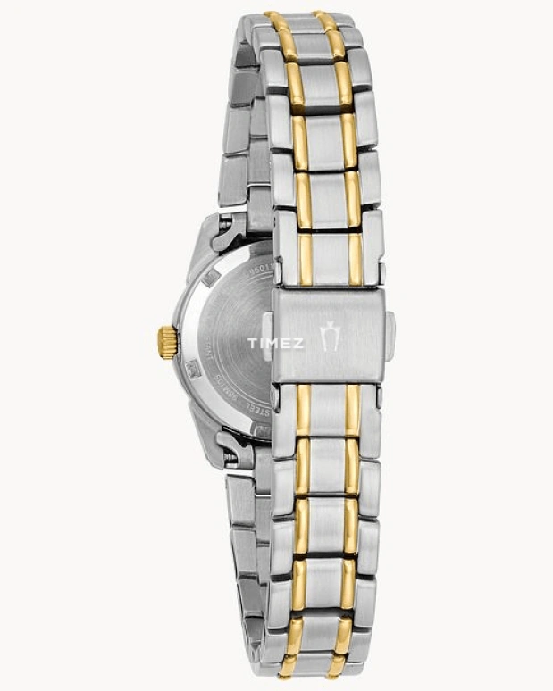 Bulova,Classic 26mm,26mm,Stainless Steel,Silver,Quartz,Day,Hardlex,98M105