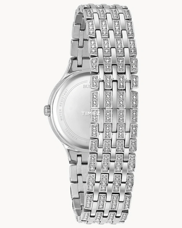 Bulova,Phantom 32mm,32mm,Stainless Steel,Silver,Quartz,Hardlex,Round,96L243