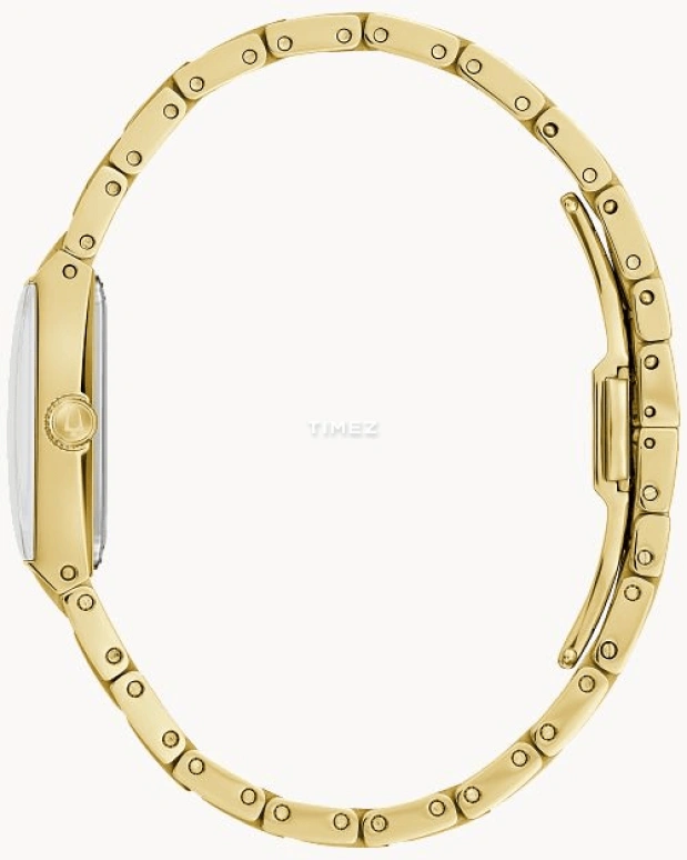 Bulova,Quadra 21mm,21mm,Stainless Steel,Black,Quartz,Hardlex,Square,97P167