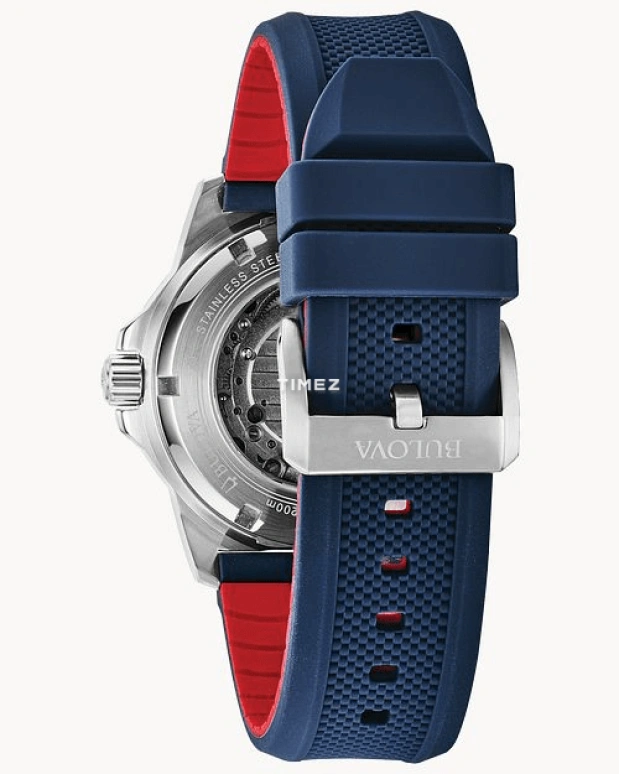 Bulova,Marine Star 44mm,44mm,Stainless Steel,Silver White,Automatic,Sapphire,Crystal Glass,Round,98A225