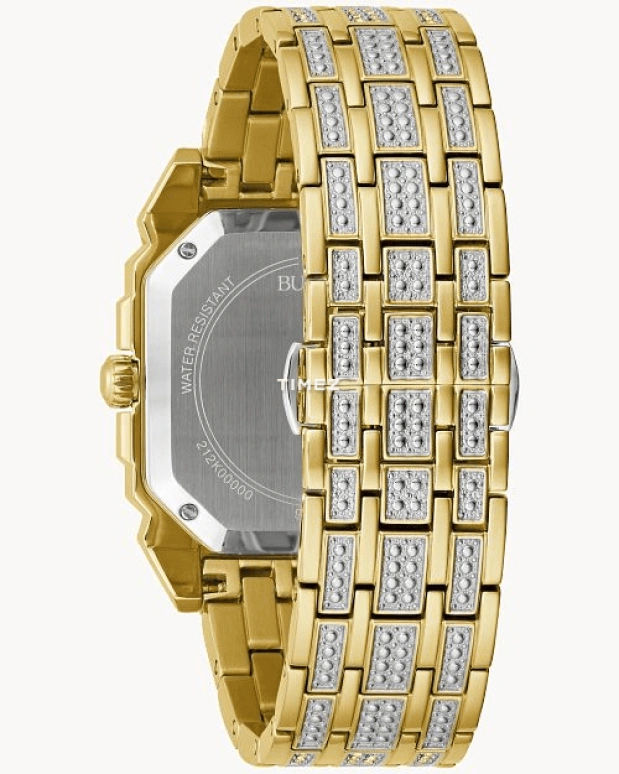 Bulova,Octava 40mm,40mm,Stainless Steel,Silver White,Quartz,Hardlex,Octagon,98A295