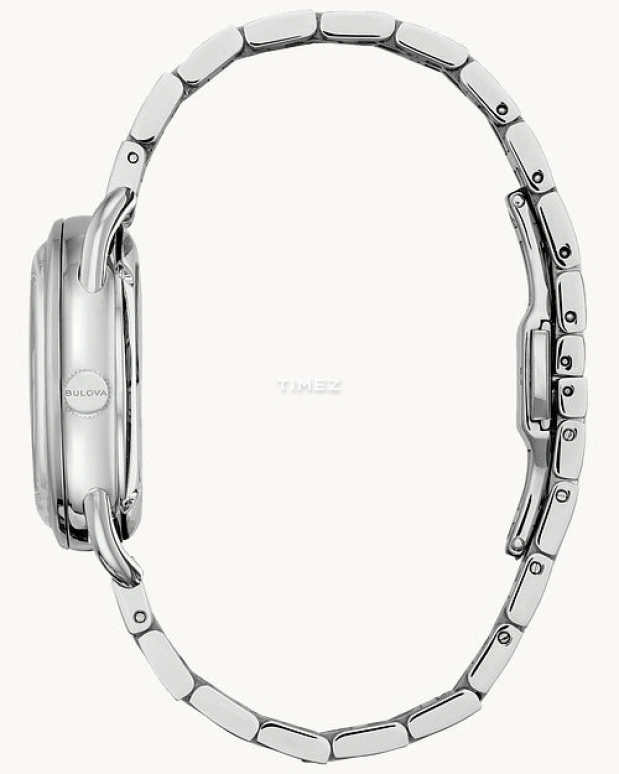 Bulova,Commodore 34.40mm,34.40mm,Stainless Steel,Silver White,Automatic,Day,Sapphire,Crystal Glass,96M153