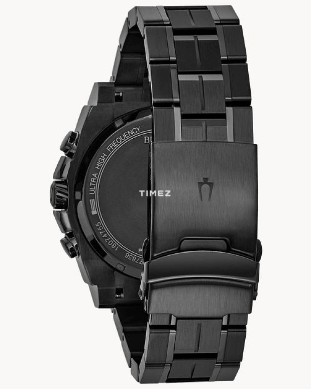 Bulova,Icon 46.50mm,46.50mm,Stainless Steel,Black,Quartz,Chronograph,Day,98B229