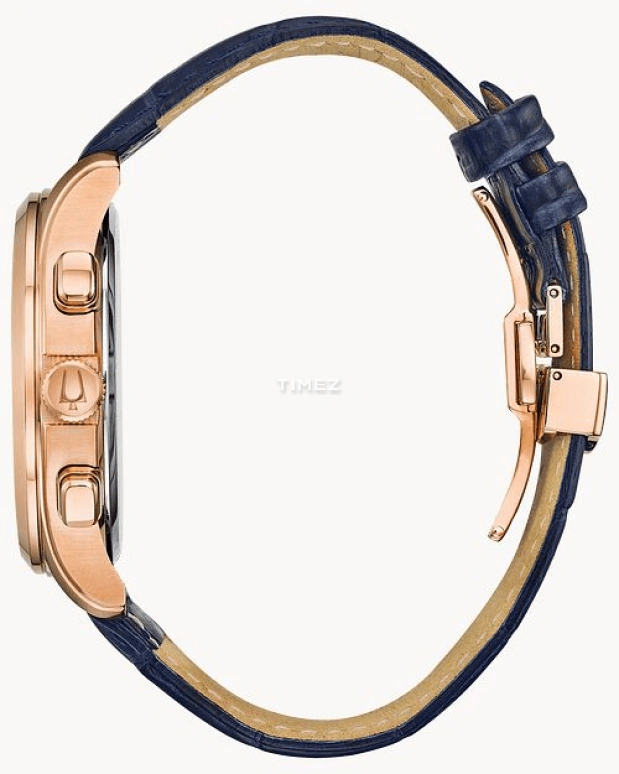 Bulova,Wilton 46.50mm,46.50mm,Stainless Steel,Blue,Quartz,Chronograph,Day,97B170