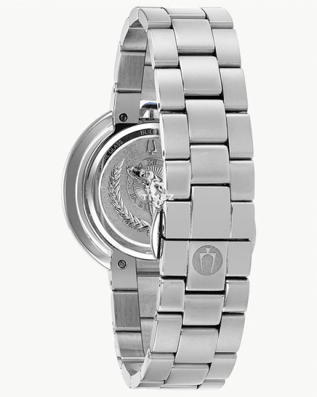 Bulova,Rubaiyat 35mm,35mm,Stainless Steel,Grey,Quartz,Sapphire,Crystal Glass,Round,96R219