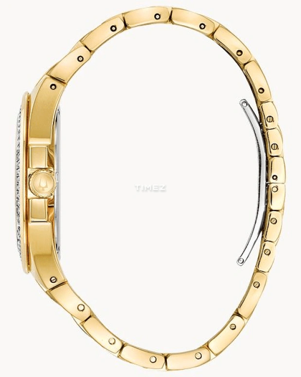 Bulova,Phantom 42mm,42mm,Stainless Steel,Champagne,Quartz,Day,Hardlex,98B174