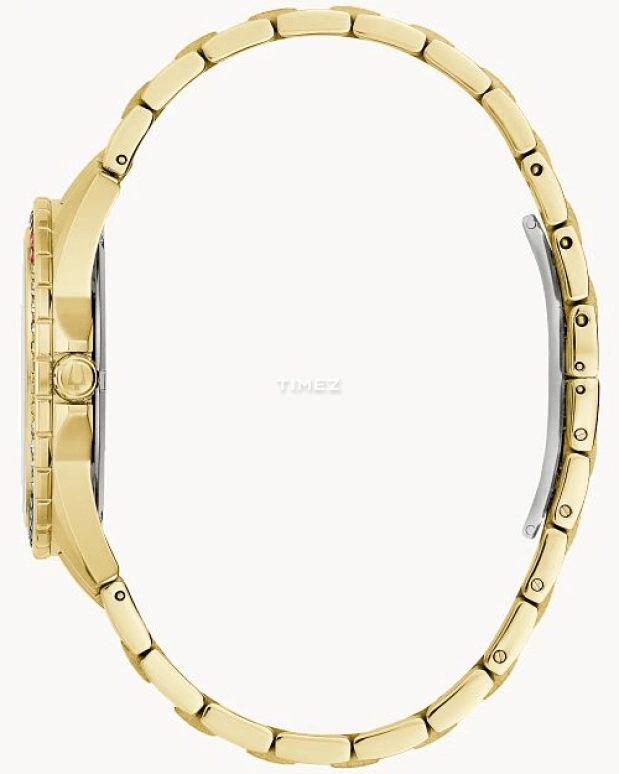 Bulova,Phantom 40mm,40mm,Stainless Steel,Crystal,Champagne,Quartz,Hardlex,Round,97A179