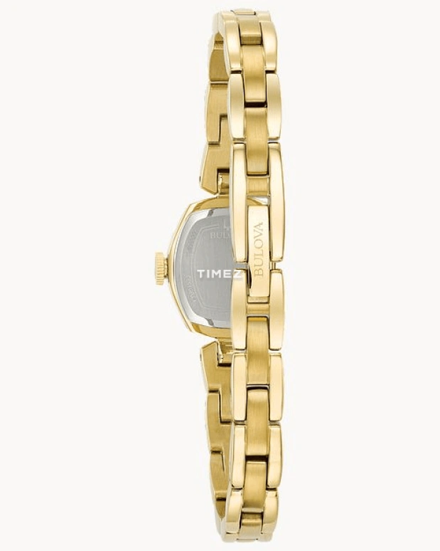 Bulova,Classic 18mm,18mm,Stainless Steel,Champagne,Quartz,Hardlex,Other,97L155