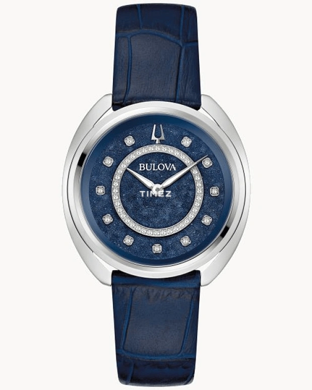 Bulova,Duality 34mm,34mm,Stainless Steel,Blue,Quartz,Sapphire,Crystal Glass,Round,96X160