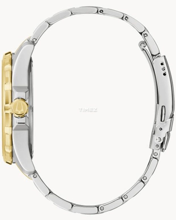 Bulova,Marine Star 43mm,43mm,Stainless Steel,Blue,Quartz,Day,Sapphire,Crystal Glass,98B384