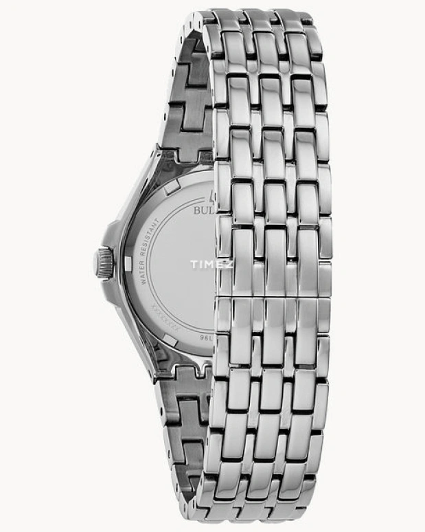 Bulova,Phantom 32mm,32mm,Stainless Steel,Silver,Quartz,Hardlex,Round,96L278