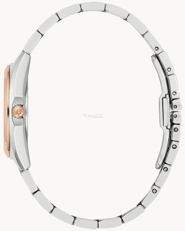 Bulova,Surveyor 31mm,31mm,Stainless Steel,Cream,Quartz,Hardlex,Round,98P207