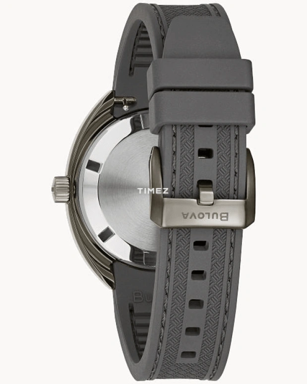 Bulova,Oceanographer 41mm,41mm,Stainless Steel,White,Automatic,Day,Dule Time,GMT,98B407