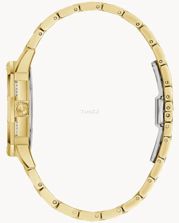 Bulova,Octava 34mm,34mm,Stainless Steel,Silver White,Quartz,Hardlex,Round,98L302