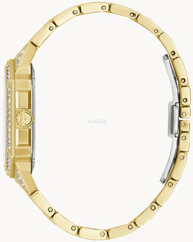 Bulova,Octava 40mm,40mm,Stainless Steel,Silver White,Quartz,Hardlex,Octagon,98A295