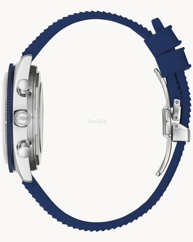 Bulova,Chronograph 40.50mm,40.50mm,Stainless Steel,Silver,Blue,Quartz,Chronograph,Sapphire,Crystal Glass,98A253