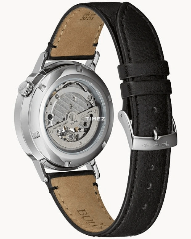 Bulova,The Oculus Automatic 39mm,39mm,Stainless Steel,Grey,Black,Automatic,Hardlex,Round,96A248