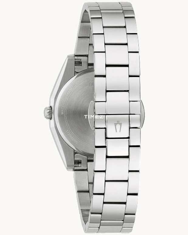 Bulova,Surveyor 31mm,31mm,Stainless Steel,Blue,Quartz,Hardlex,Round,96P229
