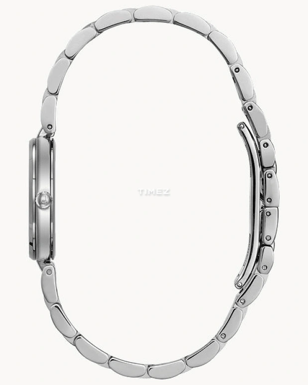 Bulova,Classic 27mm,27mm,Stainless Steel,White,Quartz,Hardlex,Round,96L229