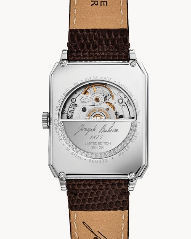 Bulova,Breton 32mm,32mm,Stainless Steel,Black,Automatic,Day,Sapphire,Crystal Glass,96B332