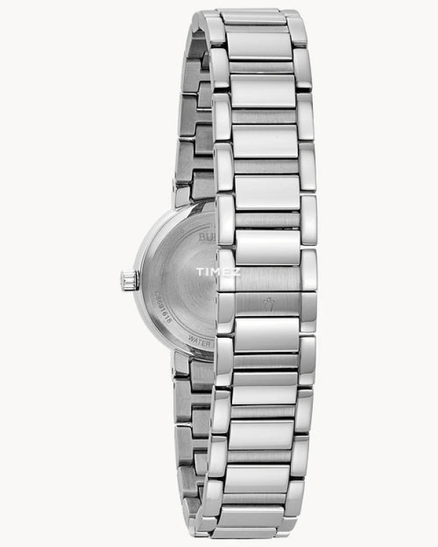 Bulova,Futuro 26mm,26mm,Stainless Steel,Black,Quartz,Hardlex,Round,96P172