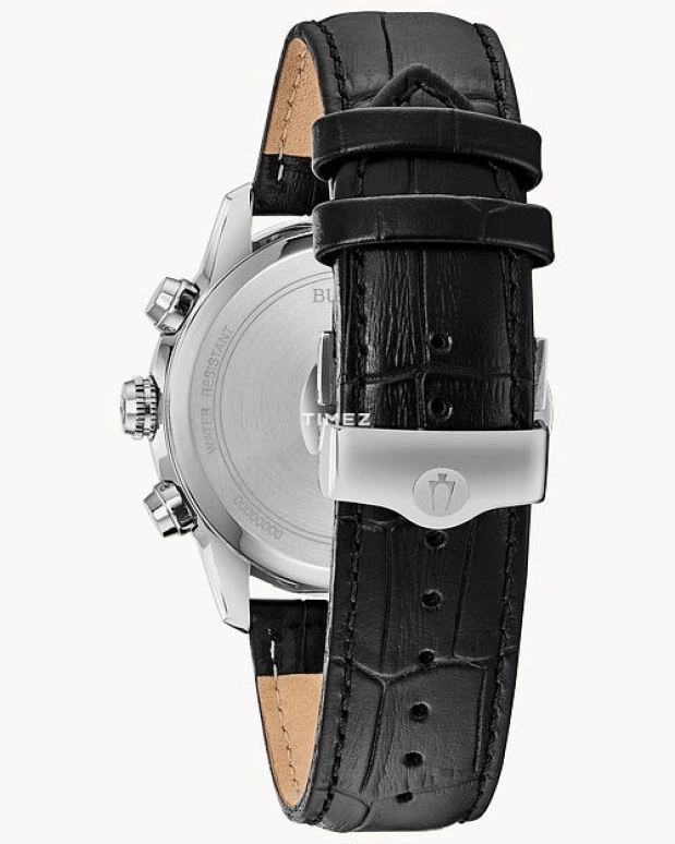 Bulova,Sutton 44mm,44mm,Stainless Steel,Green,Black,Quartz,Chronograph,Big Date,96B310