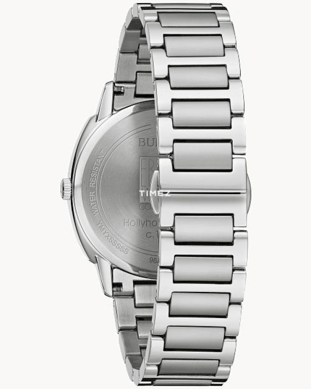Bulova,Hollyhock House 39mm,39mm,Stainless Steel,Green,Quartz,Hardlex,Other,96A286