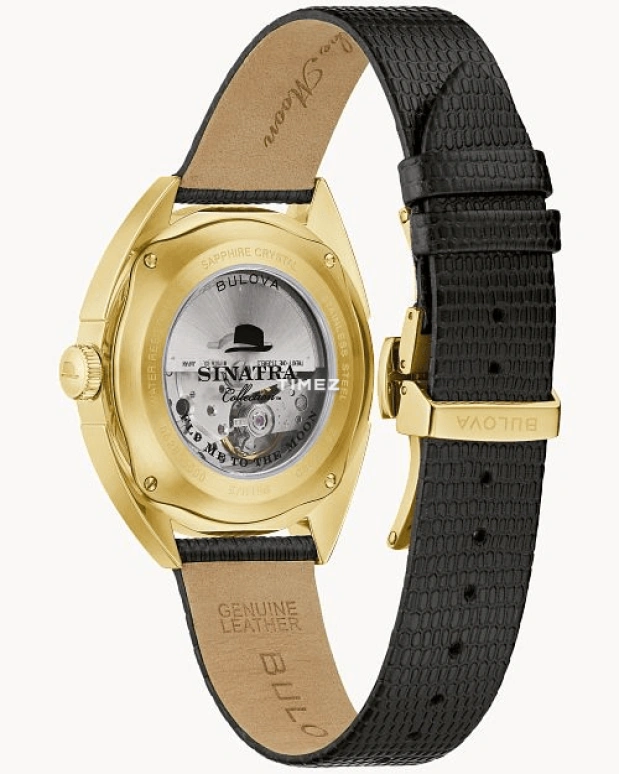 Bulova,Fly Me To The Moon 39mm,39mm,Stainless Steel,Silver White,Automatic,Day,Sapphire,Crystal Glass,97B196