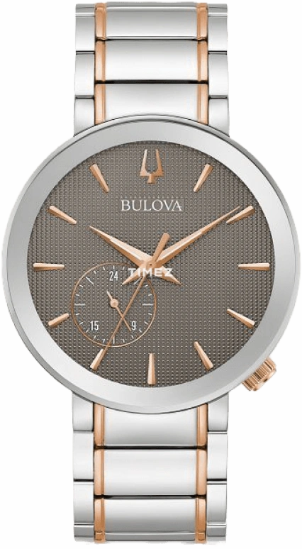 Bulova,Latin GRAMMY® 42mm,42mm,Stainless Steel,Brown,Quartz,Sapphire,Crystal Glass,Round,98A309