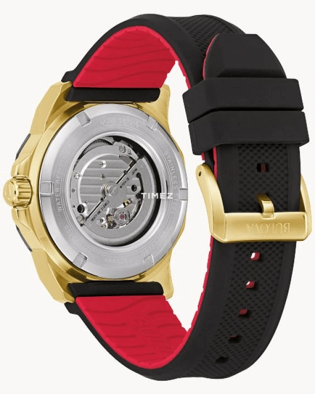 Bulova,Marine Star 44mm,44mm,Stainless Steel,Black,Automatic,Sapphire,Crystal Glass,Round,98A272